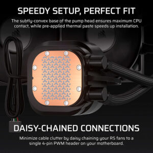 Tản nhiệt nước AIO Corsair NAUTILUS 240 RS LCD Black CW-9061031-WW