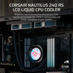 Tản nhiệt nước AIO Corsair NAUTILUS 240 RS LCD Black CW-9061031-WW