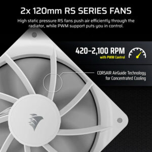 Tản nhiệt nước AIO Corsair NAUTILUS 240 RS LCD White CW-9061032-WW