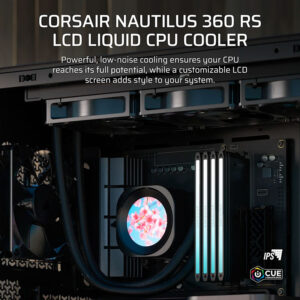 Tản nhiệt nước AIO Corsair NAUTILUS 360 RS LCD Black CW-9061033-WW