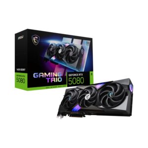 VGA MSI GeForce RTX 5080 GAMING TRIO OC 16GB GDDR7