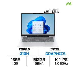 Laptop HP OmniBook 7 14-fs0043TU C1MN3PA (Core 5 210H, Intel Graphics, RAM 16GB LPDDR5, SSD 512GB, 14 inch IPS 2K 60Hz, Win 11/Office HS 24)