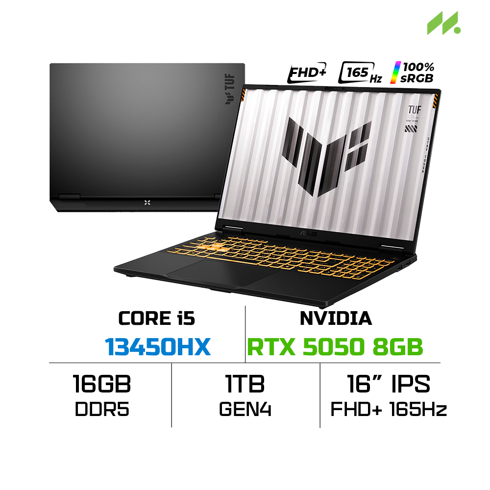 laptop-asus-tuf-gaming-f16-fx608jh-rv039w-1 Laptop ASUS TUF Gaming F16 FX608JH-RV039W (i5-13450HX, RTX 5050 8GB, RAM 16GB DDR5, SSD 1TB, 16 Inch IPS WUXGA 165Hz, Win 11 Home)