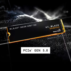 SSD WD Black SN8100 1TB PCIe Gen5 x4 NVMe M.2 WDS100T1X0M