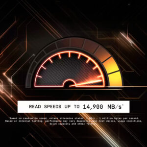 SSD WD Black SN8100 1TB PCIe Gen5 x4 NVMe M.2 WDS100T1X0M