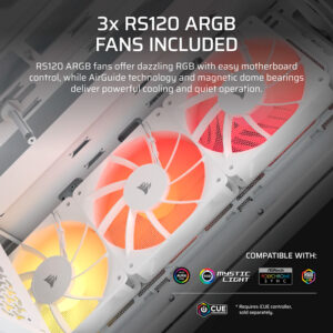 Case máy tính Corsair 3200D RS ARGB White CC-9011345-WW
