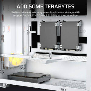 Case máy tính Corsair 3200D RS ARGB White CC-9011345-WW