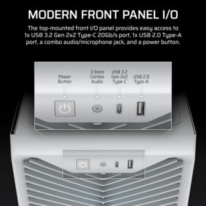 Case máy tính Corsair 3200D RS ARGB White CC-9011345-WW