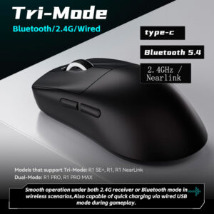 Chuột không dây ATK VXE Dragonfly R1 S Nearlink Tri-mode Wireless Xhero AI