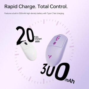 Chuột không dây ATK VXE Dragonfly V3 Tri-mode Wireless Xhero AI