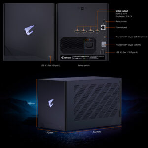 Dock eGPU Gigabyte AORUS RTX 5090 AI BOX GV-N5090IXEB-32GD