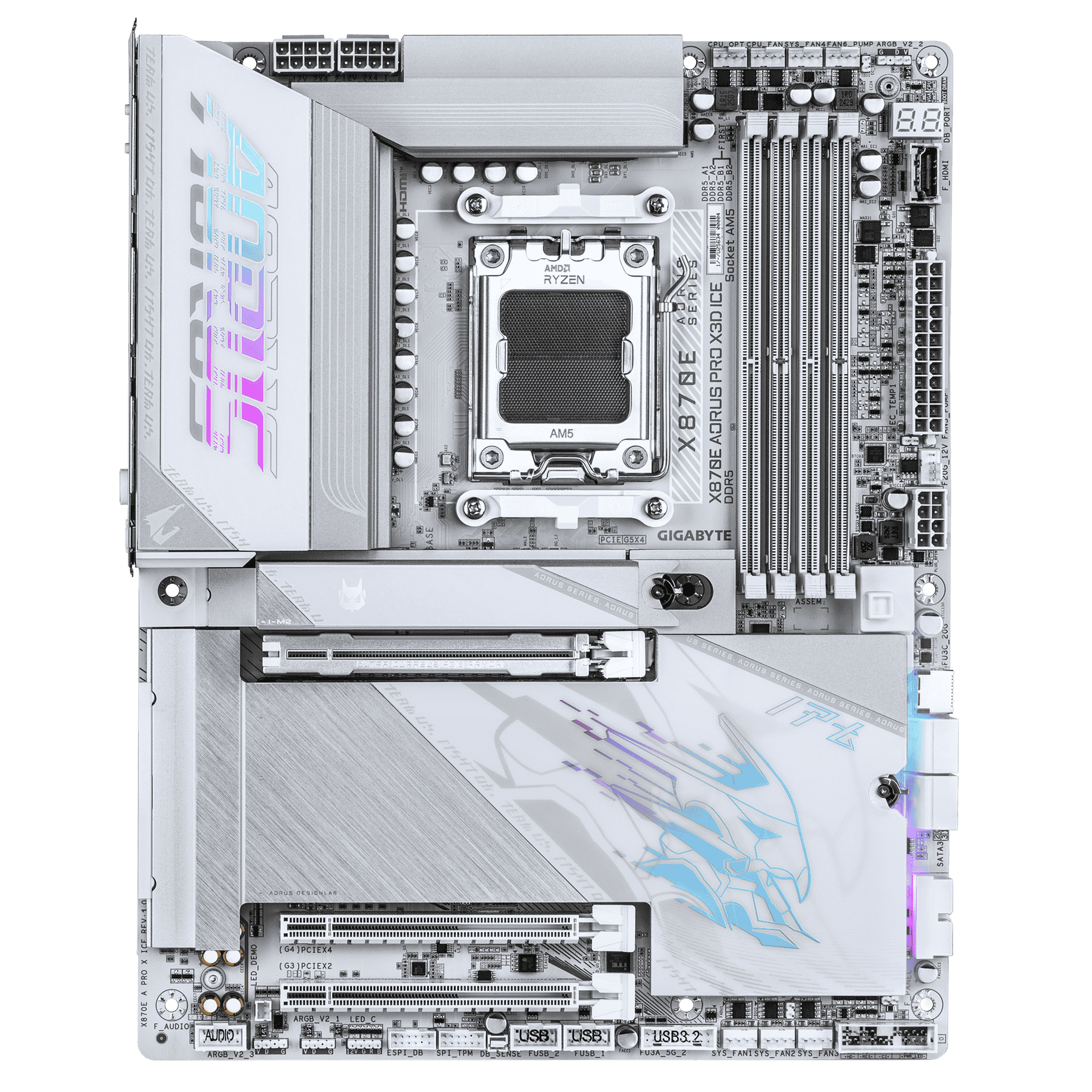 mainboard-gigabyte-x870e-aorus-pro-x3d-ice-ddr5-1-1 Mainboard Gigabyte X870E AORUS PRO X3D ICE DDR5