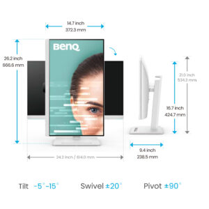 Màn hình 2K BenQ GW2790QT IPS 27 Inch QHD 75Hz USB-C Hub