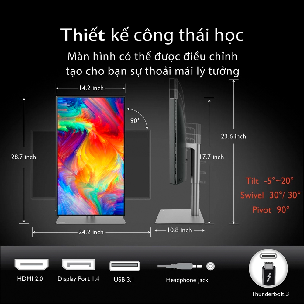 man-hinh-4k-benq-pd2725u-ips-27-inch-uhd-60hz-hdr-usb-c-hub-08 Màn hình 4K BenQ PD2725U IPS 27 Inch UHD 60Hz HDR USB-C Hub