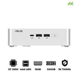 Máy tính Mini PC ASUS NUC 15 Pro Plus RNUC15CRSU700000I (Ultra 7 255H, Arc Graphics)