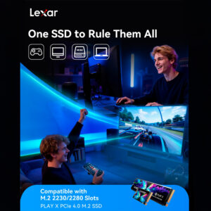 SSD Lexar Play X 1TB M.2 PCIe Gen4 x4 NVMe LNMPLYX001T-RNNNG