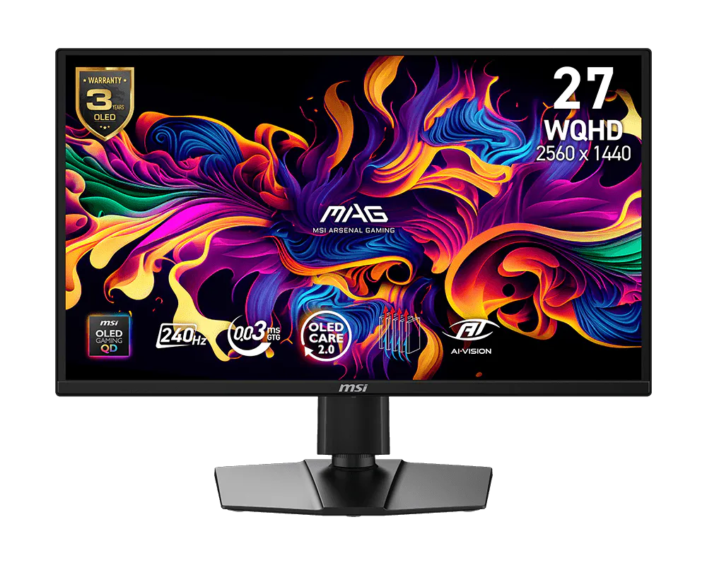 Màn hình 2K MSI MAG 272QP QD-OLED X24 27 inch WQHD 240Hz HDR