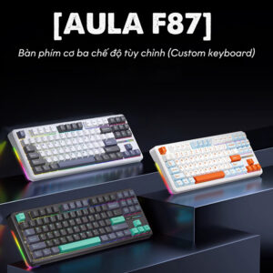 Bàn phím cơ AULA F87 RGB Hotswap (Leobog Sw)