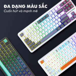 Bàn phím cơ AULA F87 RGB Hotswap (Leobog Sw)