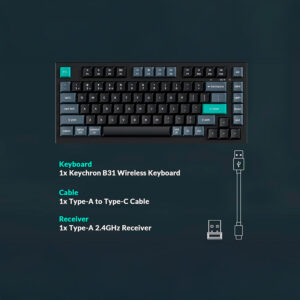 Bàn phím không dây Keychron B31 Silent Wireless