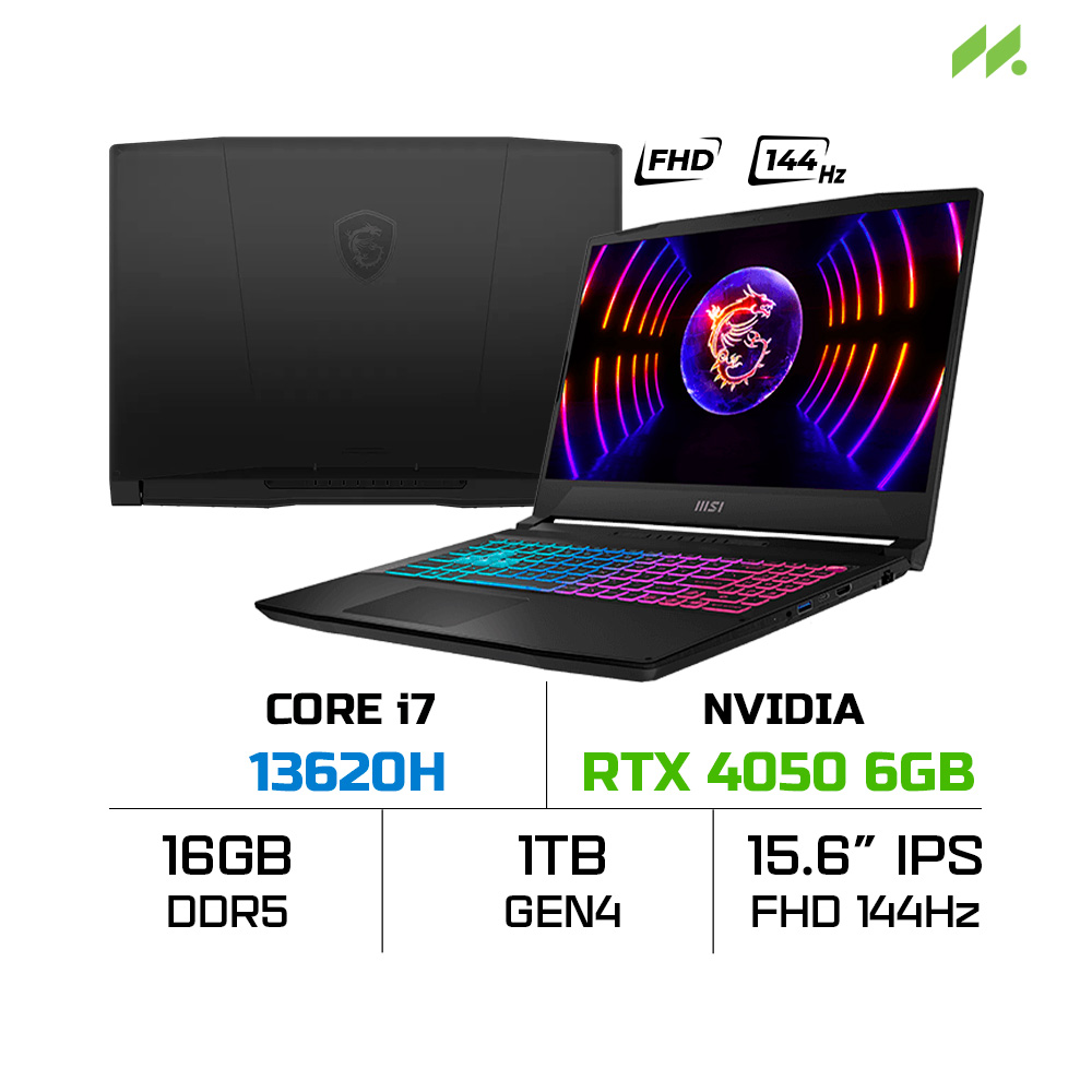laptop-msi-katana-15-b13vek-2440vn-01-1 Laptop MSI Katana 15 B13VEK-2440VN (i7-13620H, RTX 4050 6GB, RAM 16GB DDR5, SSD 1TB, 15.6 Inch IPS FHD 144Hz, Win 11)
