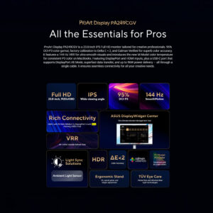 Màn hình ASUS ProArt PA249CGV IPS 24 inch FHD 144Hz HDR USB-C Hub