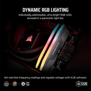 RAM PC Corsair Vengeance RGB RS 32GB 6000MHz DDR5 (2x16GB) CMG32GX5M2E6000Z36