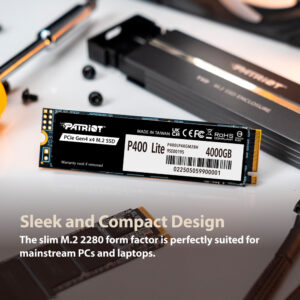 SSD Patriot P400 Lite 500GB M.2 PCIe Gen4 x4 NVMe P400LP500GM28H