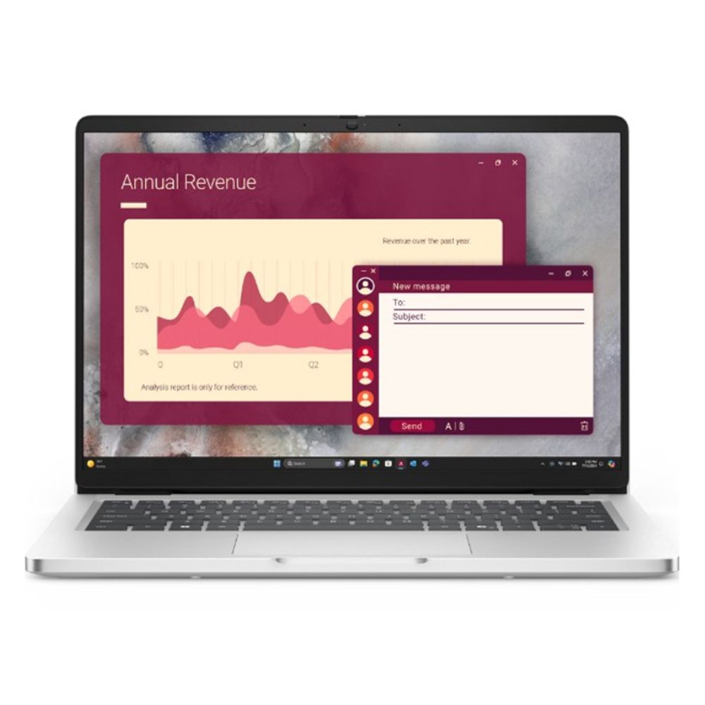 Laptop Dell Pro 14 PC14250 42DLT-PC14U701 (Ultra 7 255U/ 16GB/ 512GB SSD/ 14 inch FHD+/ Win 11 Pro/ Silver/ 2Y)