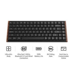 Bàn phím cơ không dây Keychron K3 Ultra 8K ZMK RGB Hotswap (Keychron SW)