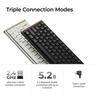 Bàn phím cơ không dây Keychron K3 Ultra 8K ZMK RGB Hotswap (Keychron SW)