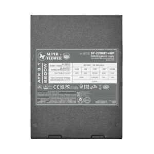 Nguồn máy tính SuperFlower Leadex Titanium 2200W ATX 3.1 Cybenetics Titanium SF-2200F14HP