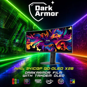 Màn hình cong 2K MSI MAG 341CQP QD-OLED X28 34 Inch UWQHD 280Hz HDR
