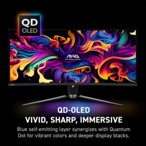 Màn hình cong 2K MSI MAG 341CQP QD-OLED X28 34 Inch UWQHD 280Hz HDR
