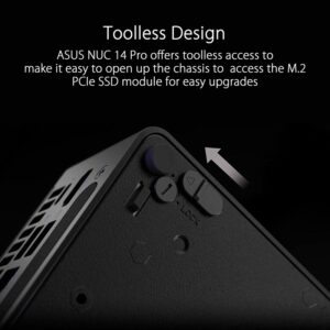 Máy tính Mini PC ASUS NUC 14 Pro Tall RNUC14RVHU500000I (Ultra 5 125H, Arc Graphics)