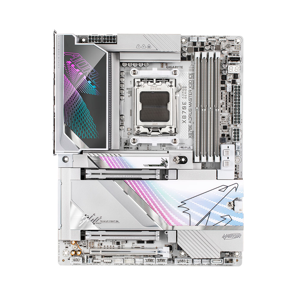 x870e-aorus-master-x3d-ice-02 Mainboard Gigabyte X870E AORUS MASTER X3D ICE WIFI DDR5