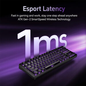 Bàn phím cơ không dây ATK A87 Pro RGB Hotswap