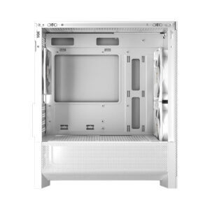 Case máy tính Gamdias AURA GC15M White ARGB CAAURAGC15MWHGA