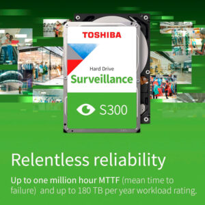 HDD Toshiba S300 Surveillance 4TB 3.5 inch SATA III 256MB Cache 5400RPM HDWT840UZSVA