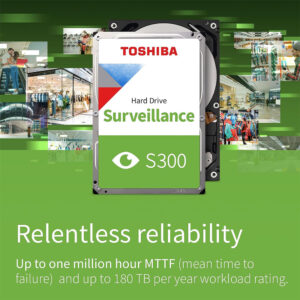 HDD Toshiba S300 Surveillance 6TB 3.5 inch SATA III 256MB Cache 5400RPM HDWT860UZSVA